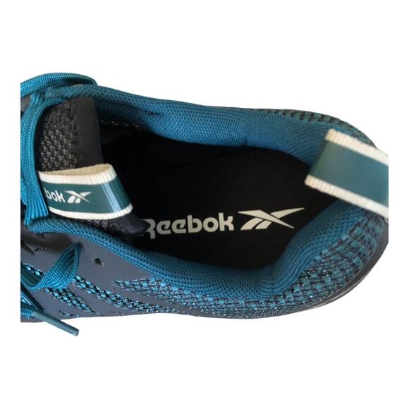 Reebok NIB Fusion Flex Weave Work Athletic Work Shoe Extra Wide Toe Blk Teal 12M - Picture 8 of 12